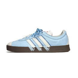 Adidas Кроссовки для скейтбординга VL COURT 2.0 Lifestyle Ink, Fun Sesame, износостойкие и легкие, унисекс, белые, синие hq1802(team924-趣芝芝) | blue white