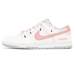 Nike Кроссовки для скейтбординга Dunk Low Top женские бежево-розовые dd1391-103(team399-粉露气泡) | beige pink