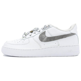Nike Кроссовки Air Force 1 Gray Soul с низким верхом, противоскользящие, износостойкие, женские, белые dd8959-100(team335-灰魂) | white