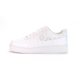 Nike Кроссовки для скейтбординга Air Force 1 Low Rose Diamond Shadow, износостойкие, белые, женские hf2016-100（team935-玫瑰钻影） | white