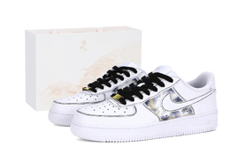 Nike Легкие низкие кроссовки для скейтбординга Air Force 1, унисекс, белые 315122-111(team943-幻彩江南) | white