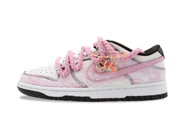 Nike Кроссовки для скейтбординга Dunk Pink Ocean, износостойкие, розовые, женские dd1503-101（team1303-粉色海洋） | girly pink