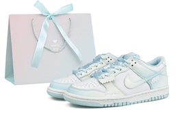 Nike Кроссовки для скейтбординга Dunk Breathable Low Top, женские, светло-синие ib7311-100(team644-海盐气泡ld浅蓝) | light blue
