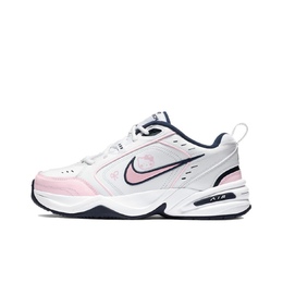 Nike Кроссовки Air Monarch 4 Pointillism Cute Pink Meow с нескользящей подошвой, износостойкие, унисекс, белые, розовые 415445-102（team555-可爱粉喵） | white pink