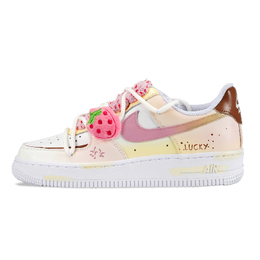 Nike Кроссовки Air Force 1 Air Force 1 с низким верхом, водостойкие, износостойкие, дышащие, женские, розовые dd8959-100（team883lucky少女） | pink