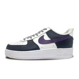 Nike Кроссовки для скейтбординга Air Force 1 с противоскользящим износостойким верхом, унисекс, черные cw2288-111(team516-黑紫) | black