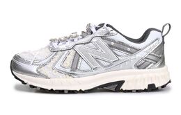New Balance Низкие кроссовки NB 410 с амортизацией и противоскользящим эффектом, унисекс, белые, серебристые mt410km5(team6-热恋千金) | silver
