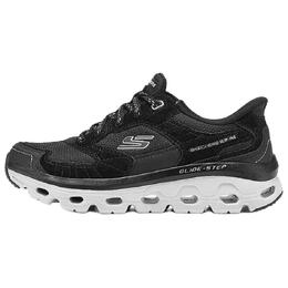 Skechers Женские кроссовки Glide Step Collection с низким верхом, устойчивые к истиранию, черные 180268-blk | black