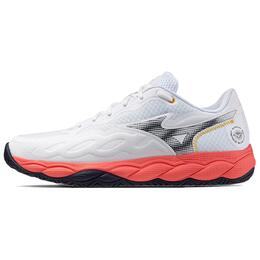Mizuno Теннисные кроссовки WAVE ENFORCE COURT Megalodon с амортизацией и износостойкостью, унисекс, белые 61ga243260 | white