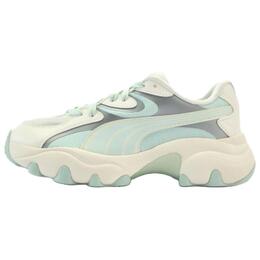Puma Женские кроссовки Pulsar Low Top Chunky, белые 402154-01 | white/ice blue/silver