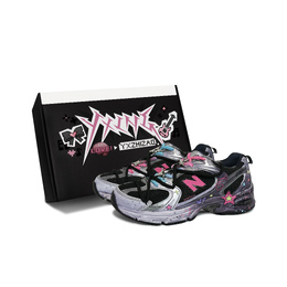 New Balance Кроссовки NB 530 унисекс, черные, серебристые, фиолетовые mr530sg(team186-涩谷浪漫s-box) | purple