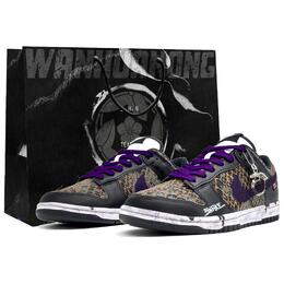 Nike Кроссовки для скейтбординга Dunk, унисекс, низкие, белые/фиолетовые dd1391-100(team113-毒s-box) | black white purple