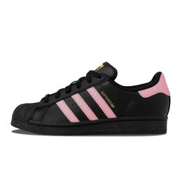 Adidas SUPERSTAR противоскользящие износостойкие низкие кроссовки для скейтбординга унисекс, черные, розовые eg4959(team837-酷酷莓粉) | black pink