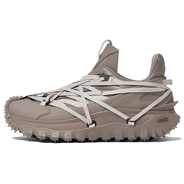 Moncler Низкие повседневные кроссовки RICK OWENS x Trailgrip Megalace, высота 4,5 см, унисекс, серо-коричневый j209n4m00010m4321208鞋 | taupe