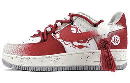 Nike Кроссовки для скейтбординга Air Force 1 Brocade Dancing Flames с противоскользящим износостойким верхом, женские, красные, белые dx2678-100(team-726锦麟焰舞) | red white