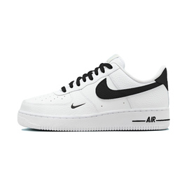 Nike Кроссовки Air Force 1 с низким верхом, амортизирующие, противоскользящие, износостойкие, для скейтбординга, унисекс, черные hf0022-100(team676-失眠艺术家) | black