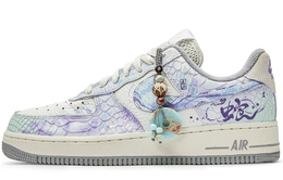 Nike Кроссовки для скейтбординга Air Force 1 с противоскользящим эффектом, женские, синие, фиолетовые dx2678-100(team739-灵蛇起航) | blue purple