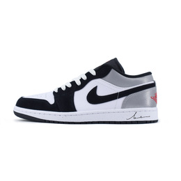 Jordan Баскетбольные кроссовки Air 1 Vintage, унисекс, низкие, черные, белые hf3148-106（team448-love） | black white