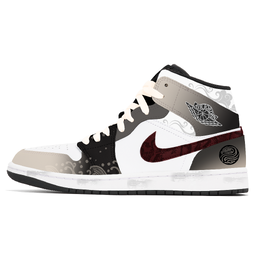 Jordan 1. Износостойкие винтажные баскетбольные кроссовки среднего размера унисекс, белые, коричневые dq8426-001(team778-灵山瑞蛇) | white brown