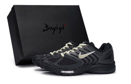 Nike Кроссовки Air Pegasus 2K5 с низким верхом, противоскользящие, износостойкие, унисекс, черные, бежевые, желтые hv1792-001(team80-星域探险米黄s-box) | black rice yellow