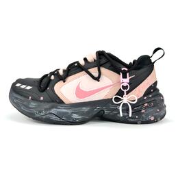Nike Кроссовки Air Monarch 4 Sweetheart с защитой от скольжения, износостойкие, низкие, массивные, унисекс, черно-розовые 415445-001(team405-粉墨甜心1) | black pink