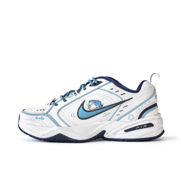 Nike Кроссовки Air Monarch 4 с защитой от скольжения, износостойкие, низкие, массивные, унисекс, белые, синие 415445-102 (team746-猫耳洞) | white blue