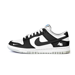 Nike Кроссовки для скейтбординга Dunk Moonlight Small Flower с нескользящей подошвой, износостойкие, женские, черно-белые hf0023-100(team676-月遥) | black white