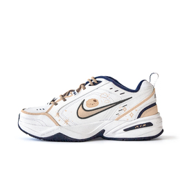 Nike Кроссовки Air Monarch 4 с защитой от скольжения, износостойкие, низкие, массивные, унисекс, белые, розовые 415445-102 (team746-施决碎) | white pink