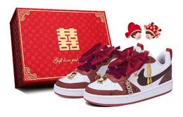 Nike Кроссовки для скейтбординга Court Borough 2 Low Top, женские, красные bq5448-103(team18-红绸风情龍凤sbox) | red