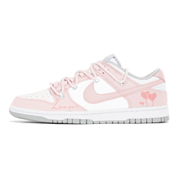 Nike Кроссовки для скейтбординга Dunk Slip с низким верхом, женские, белые, розовые dd1503-103(team399-告白气球) | white pink
