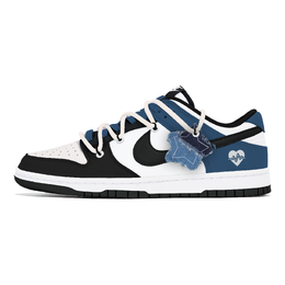 Nike Кроссовки для скейтбординга Dunk Joy Lemon, износостойкие, синие, унисекс dd1391-100(team778-恋爱电波) | blue