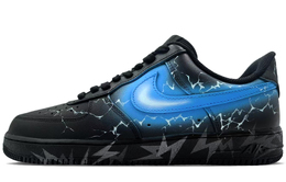 Nike Кроссовки для скейтбординга Air Force 1 с противоскользящим износостойким верхом, унисекс, сине-черные cw2288-001(team732-蓝色风暴） | black blue