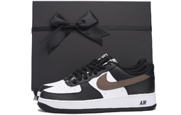 Nike Кроссовки Air Force 1 с защитой от скольжения, низкие, для скейтбординга, унисекс, коричневые, черные dv0788-001(team-59男女同款黑棕五sbox) | brown black