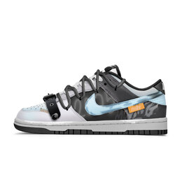 Nike Кроссовки для скейтбординга Dunk с противоскользящим износостойким верхом, унисекс, сине-черные dd1391-100(team202-极寒之地) | blue black