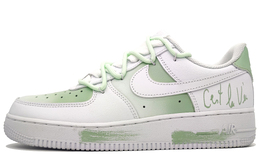 Nike Кроссовки Air Force 1 с противоскользящим износостойким низким верхом для скейтборда, унисекс, мятно-зеленые cw2288-111(team400-夏日物语男女款绿) | mint green
