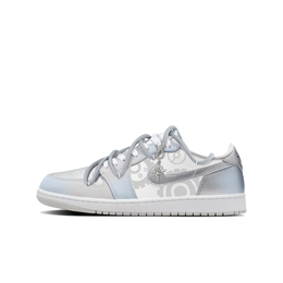 Баскетбольные кроссовки Air 1 Low-Top Vintage, унисекс, серебристые Jordan, Silver cz0790-002(team462-未来主义) | silver