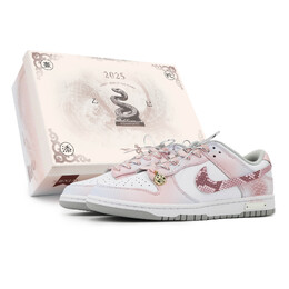 Nike Кроссовки для скейтбординга Dunk Slip с низким верхом, женские, розовые, белые dd1503-103(team17-星辰琉璃s-box) | pink white