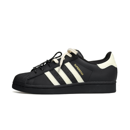 Adidas SUPERSTAR Нескользящие, износостойкие и сбалансированные низкие кроссовки для скейтбординга унисекс цвета слоновой кости eg4959（team531-奶油双带） | ivory