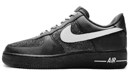 Nike Кроссовки Air Force 1 Outdoor Style с низким верхом, противоскользящие, износостойкие, унисекс, черно-белые cw2288-001(team285-男女款闪闪派对) | black white