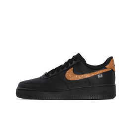 Nike Кроссовки Air Force 1 Coverage с низким верхом, противоскользящие и износостойкие, для скейтбординга, унисекс, черно-коричневые cw2288-001(team577-红金满天星钩g) | black brown
