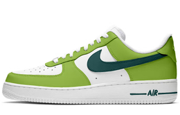 Nike Низкие износостойкие кроссовки для скейтбординга Air Force 1, унисекс, белые, зеленые cw2288-111(team732-梦幻绿） | green