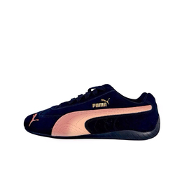 Puma Легкие, противоскользящие и износостойкие повседневные кроссовки Speedcat с низким верхом, унисекс, черно-красные 398846-01（team603-火烧云） | black red
