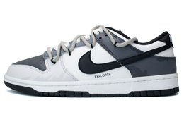 Nike Кроссовки для скейтбординга Dunk Low Wood Grain с противоскользящим износостойким верхом, унисекс, черные, белые, серые dd1391-100(team98-男女款木纹) | black white gray
