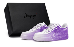 Nike Кроссовки для скейтбординга Air Force 1, унисекс, низкие, фиолетовые cw2288-111(team80-冬日烟火紫s-box) | white purple