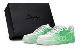 Кроссовки для скейтбординга Air Force 1, унисекс, низкие, зеленые Nike, White Green cw2288-111(team80-冬日烟火绿s-box) | white green