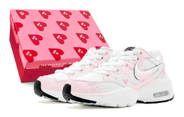 Nike Кроссовки Air Max Fusion с низким верхом, износостойкие, женские, розовые, белые cj1671-100(teams2-粉色少女s-box) | pink white