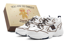 New Balance Кроссовки женские NB 608 V1 с низким верхом и противоскользящим покрытием, коричневые wx608wt（b宽）(teams-棕色二次元s-box) | brown