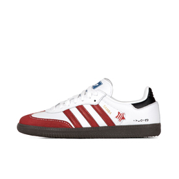 Adidas Кроссовки для скейтбординга SAMBA OG с противоскользящим износостойким верхом, унисекс, красные, белые b75806(team186-匿名草莓) | red white