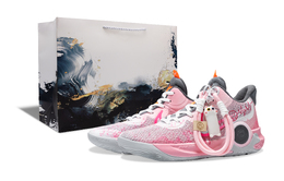 Nike Баскетбольные кроссовки KD Trey 5 IX Heartbeat Charge с противоскользящей подошвой, унисекс, розовые cw3402-011（team543-心跳出击sbox） | pink