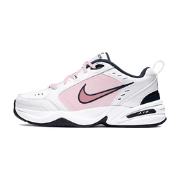 Nike Кроссовки Air Monarch 4 Peach Ripe с противоскользящим и износостойким эффектом, увеличивающие рост, низкие, массивные, унисекс, белые, розовые 415445-102(team-蜜桃成熟) | white pink